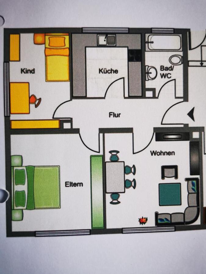 Ferienwohnung Gebauer Hornbach Buitenkant foto